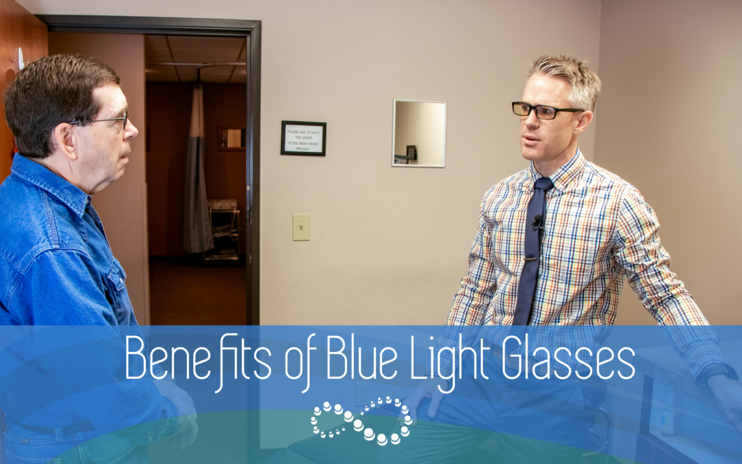 Better Life Blog Graphic Benefits of Blue Light Glasses